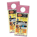 Extra Thick Laminated 24 Point Door Hanger w/ Slit (3.5"x8.5")